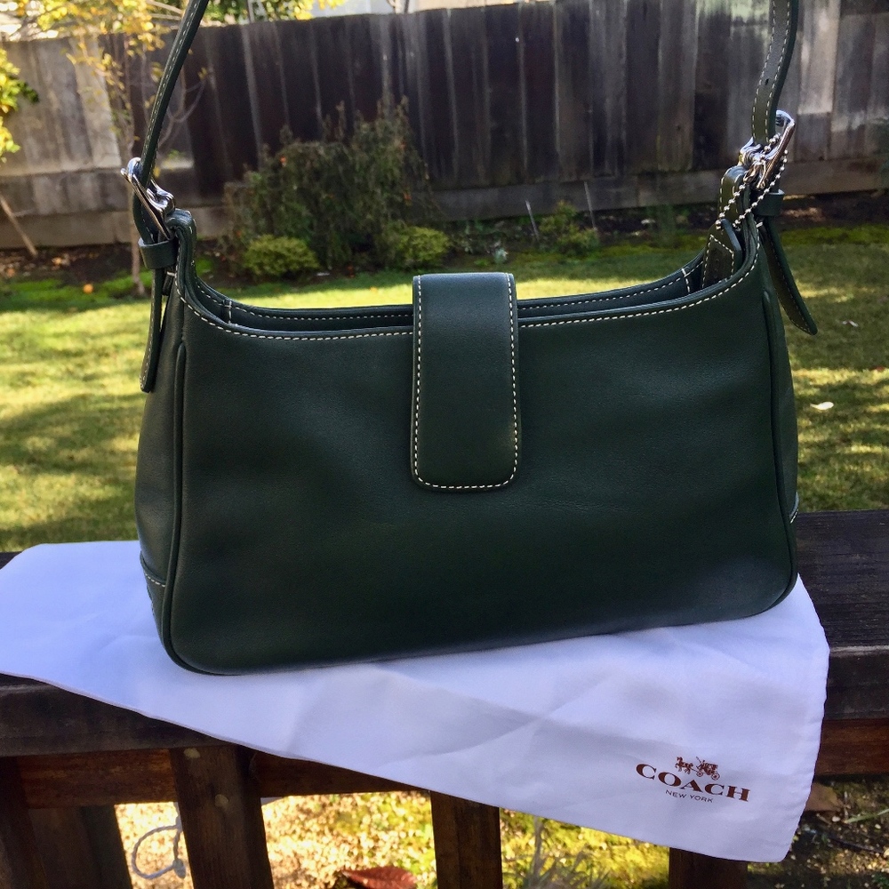 Coach Green Hampton Bag with Dust Bag